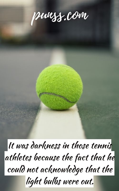 100 Funny Tennis Puns Jokes And One Liners